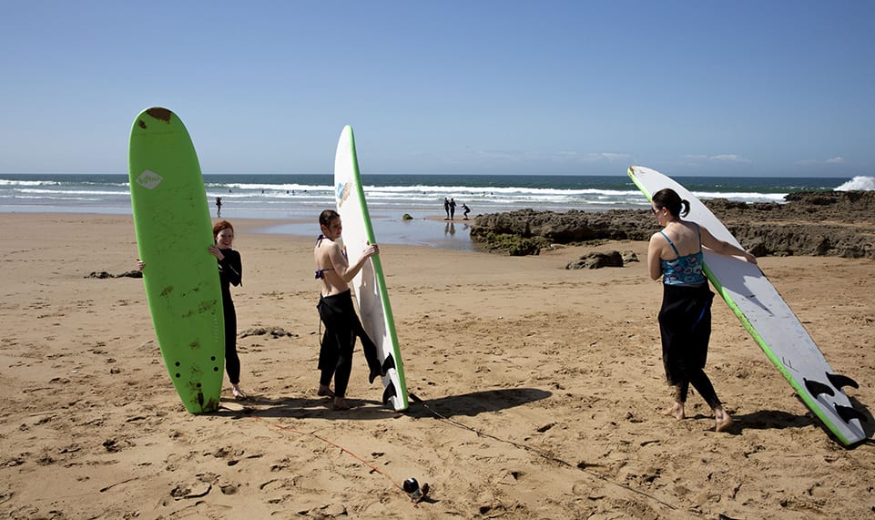 Morocco surfing
