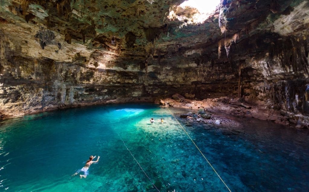 Yucatan Mexico wild swimming