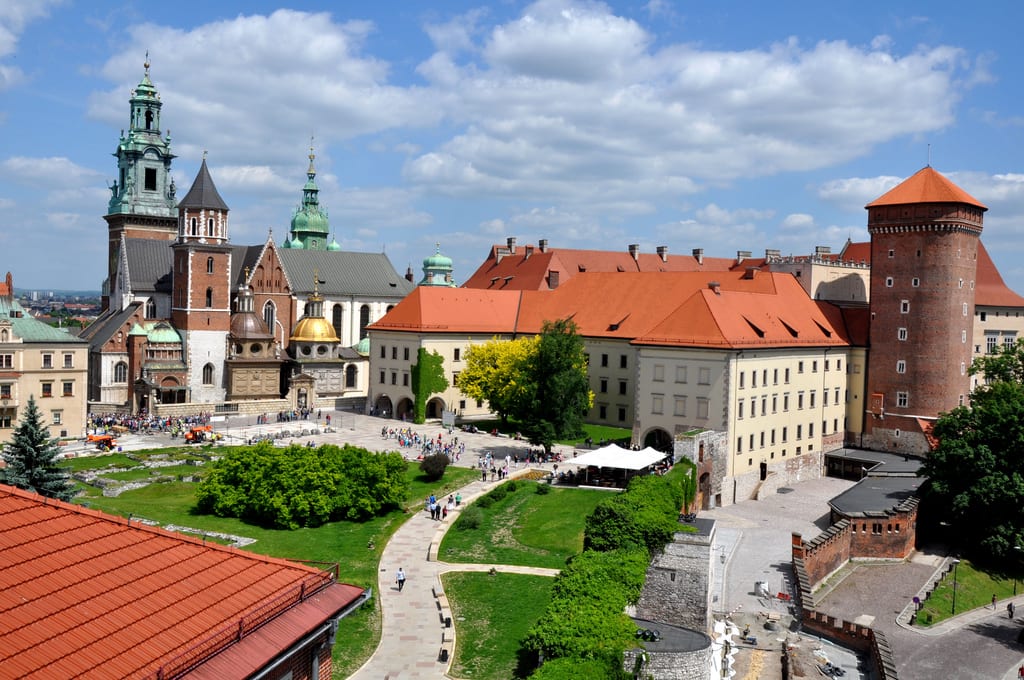 Wawel Castle in Krakow, Poland