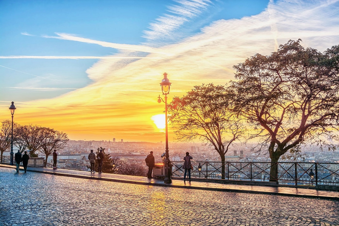 The skyline of Paris, seen from Montmartre