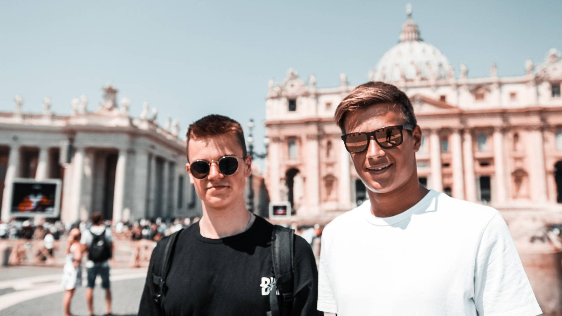 two men at the vatican