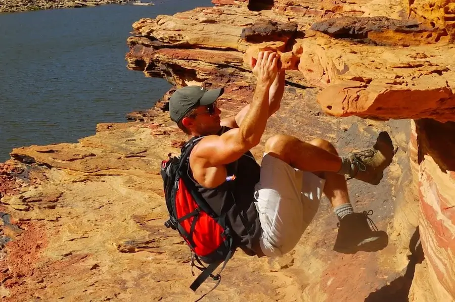 rock climbing