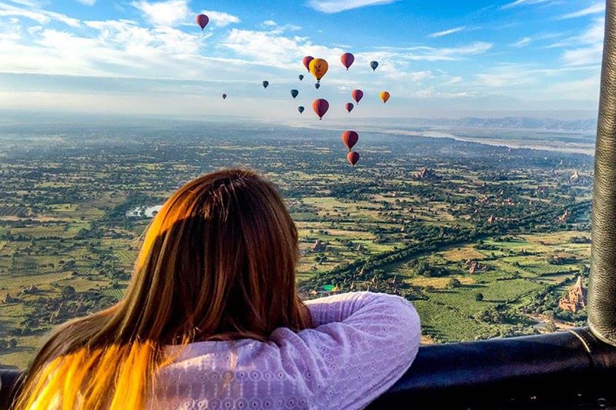 Bagan hot air balloon
