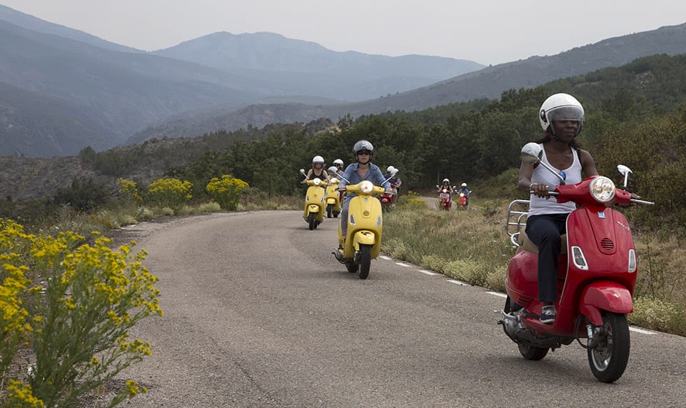 The Flash Pack Vespa group tour