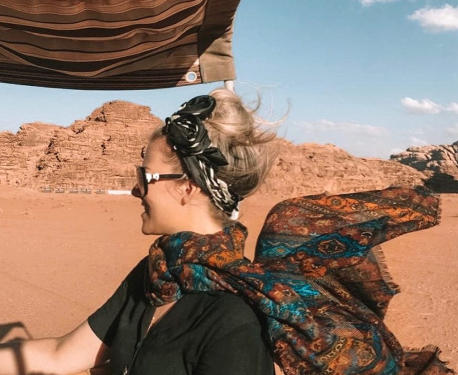 Flashpacker in Jordan