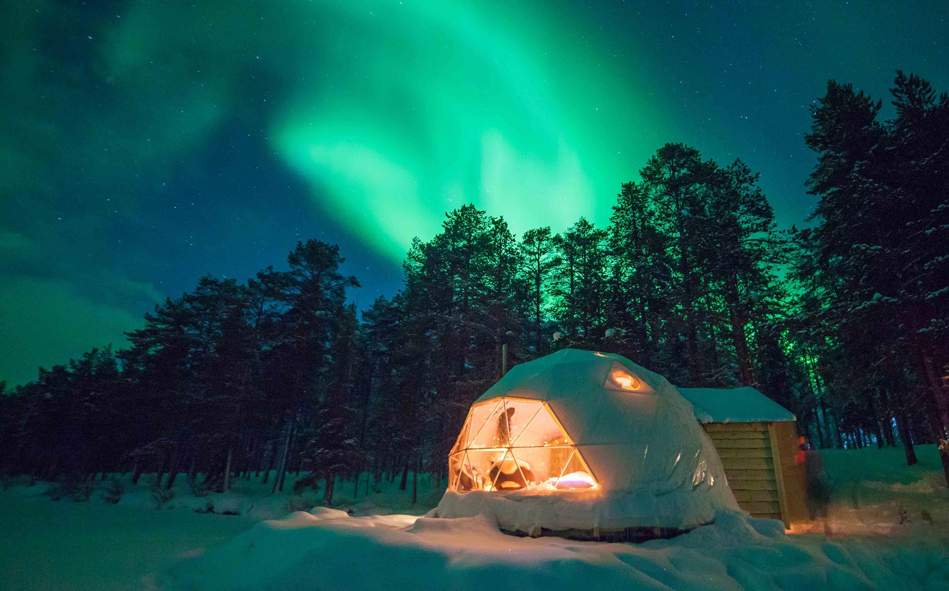 Finland Northern Lights Glamping Holidays for Solo Travellers Flash Pack