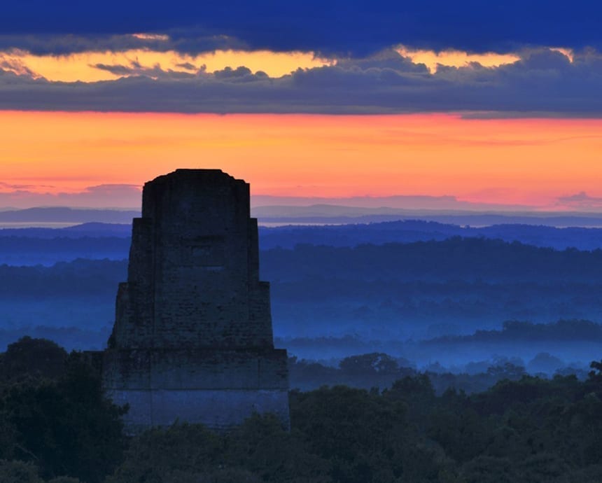 Sunset temple