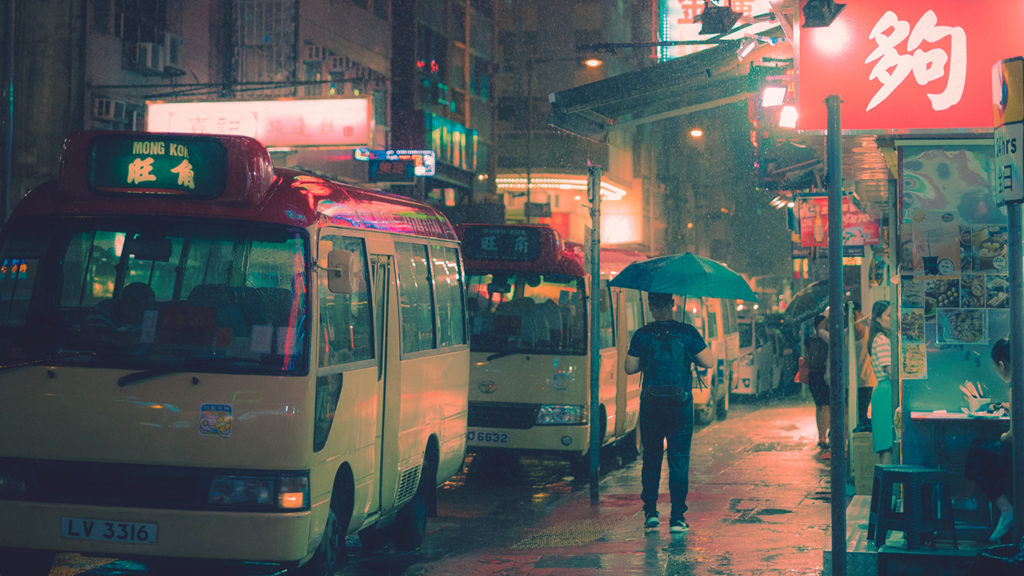 Evening in Hong Kong