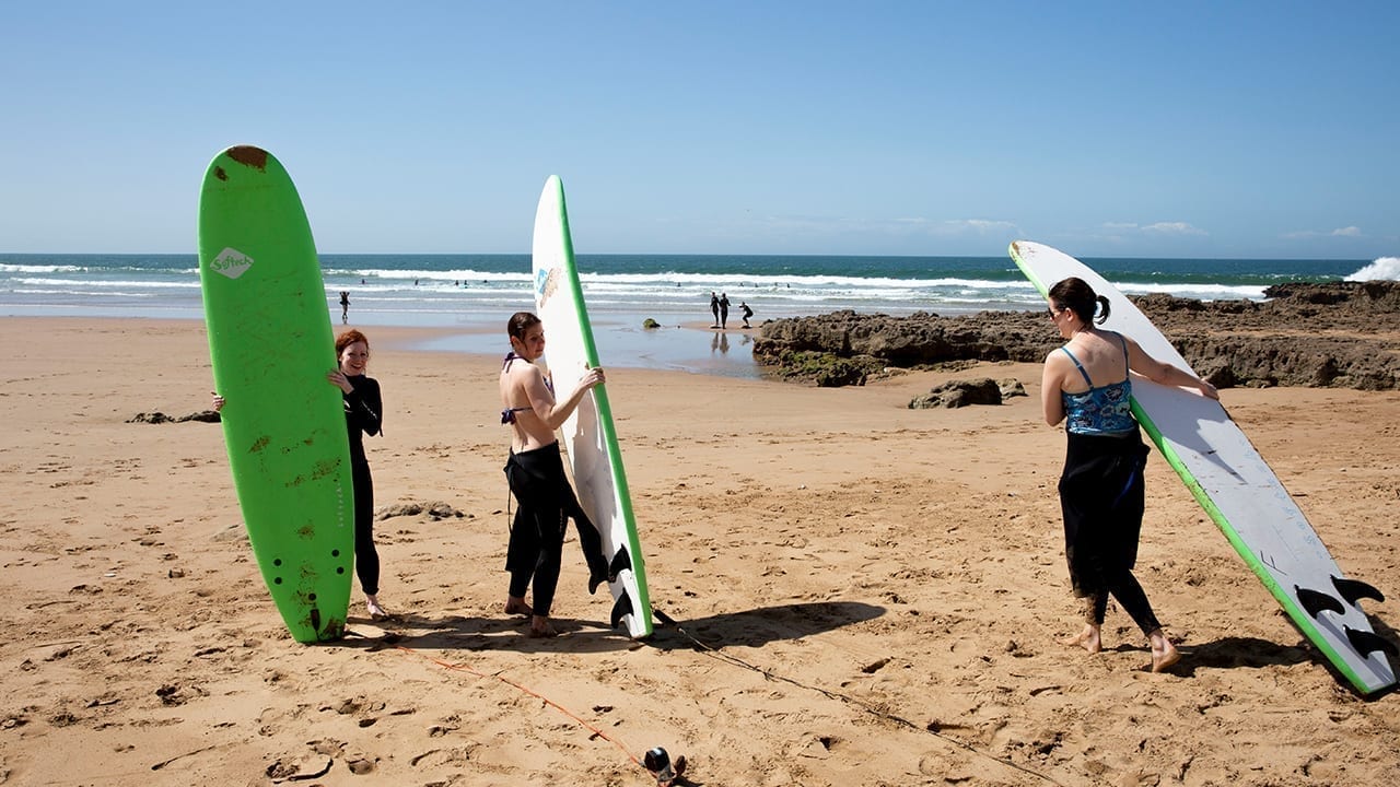 surfing