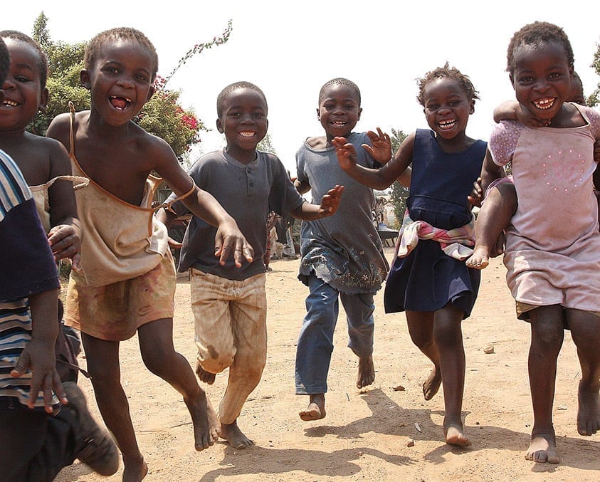 Kids in Malawi, Africa