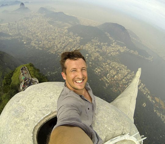 Lee Thompson selfie