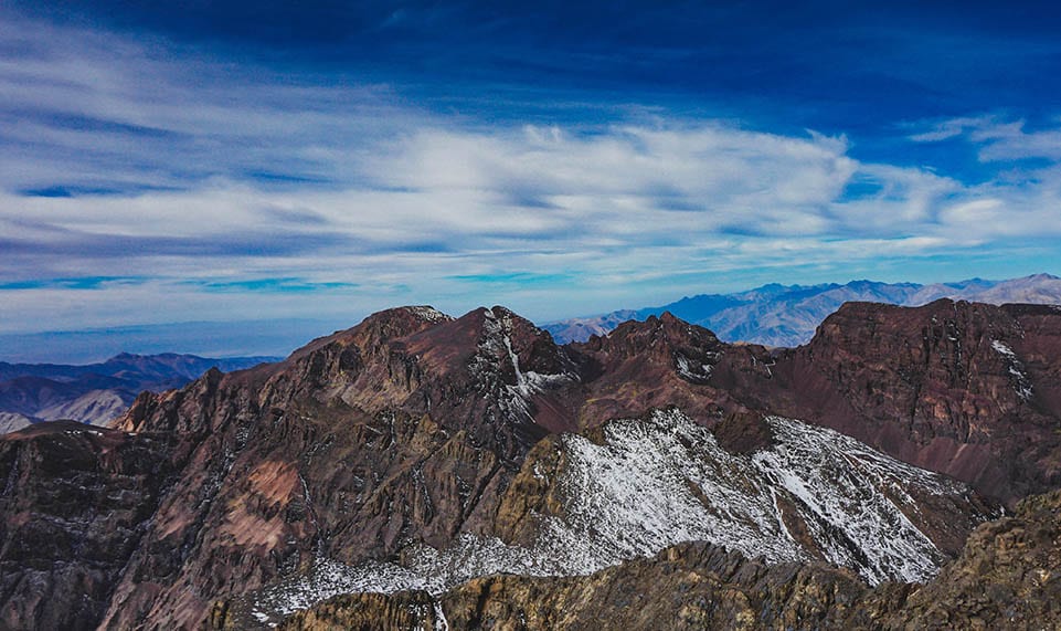 Mount Toubkal, peak, trekking, Morocco;
