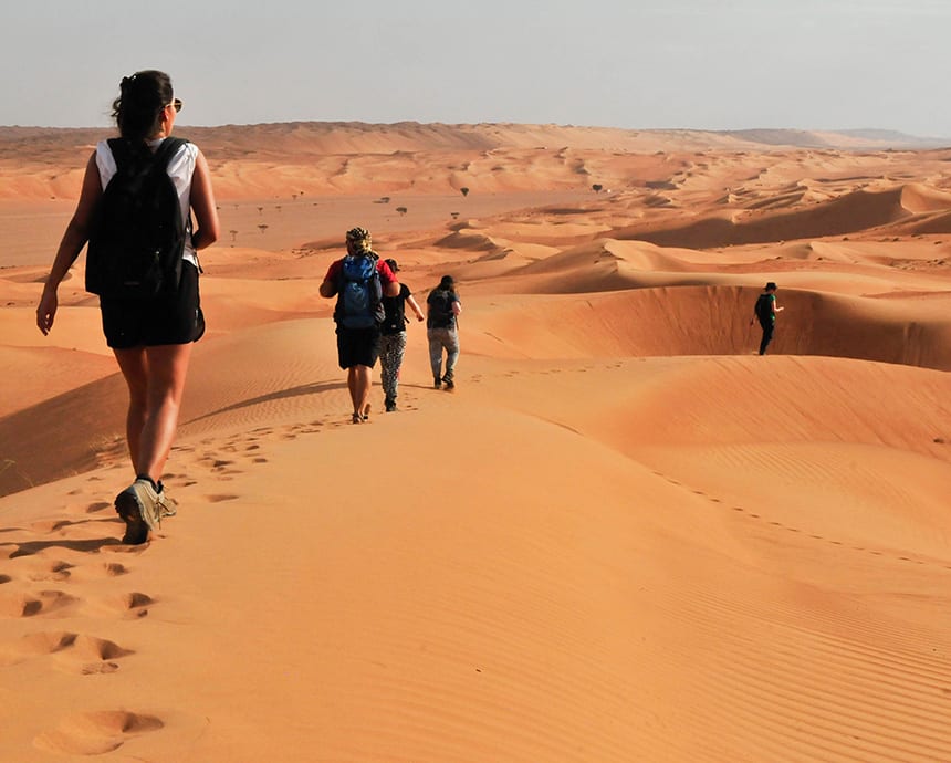 Oman group adventure