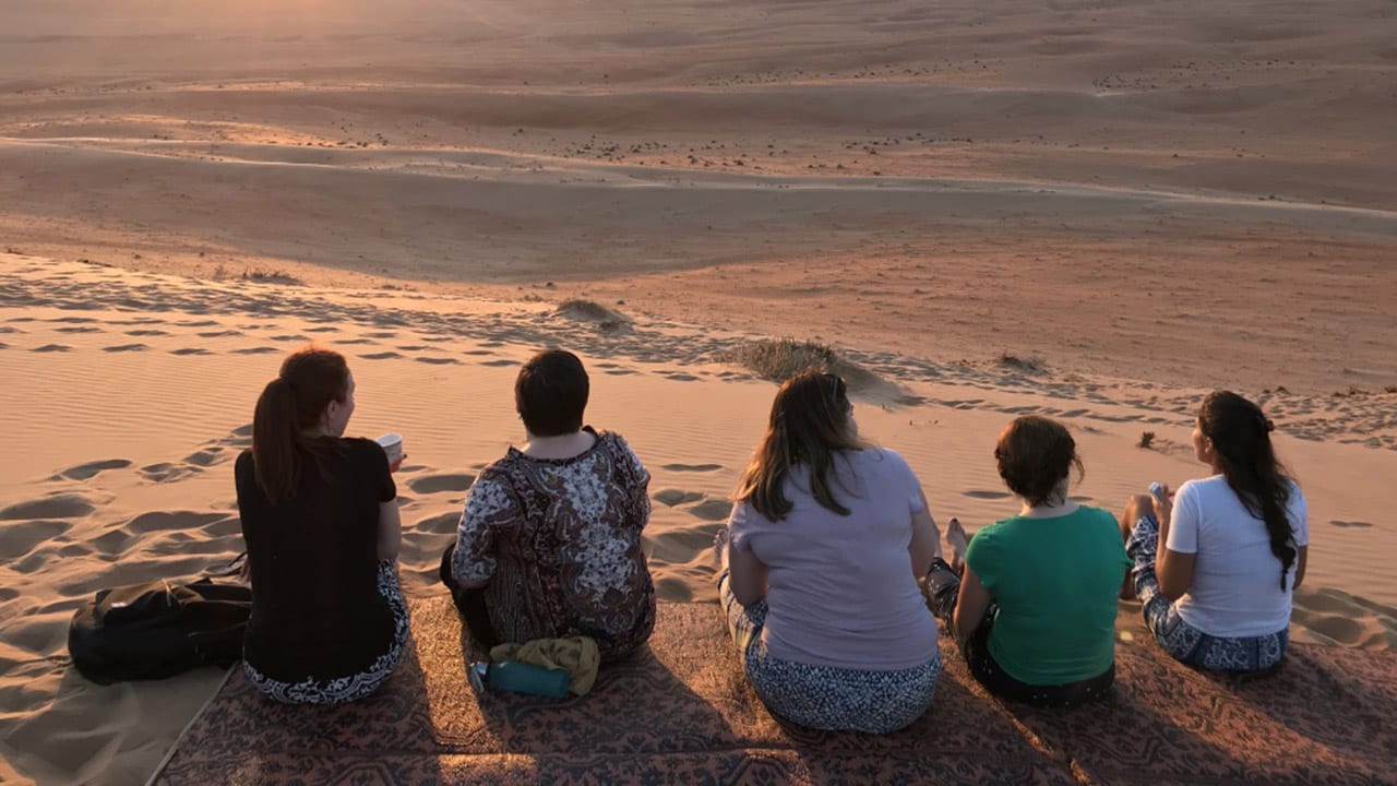 Oman group adventure