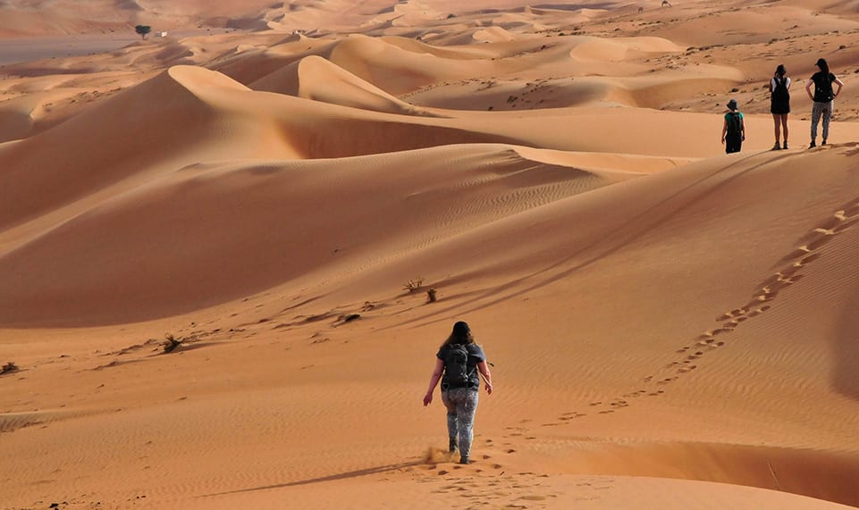 Oman group adventure