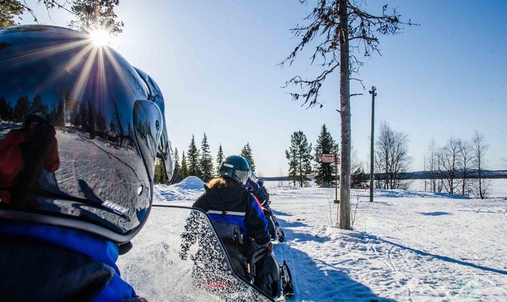 Snowmobiles in Finland