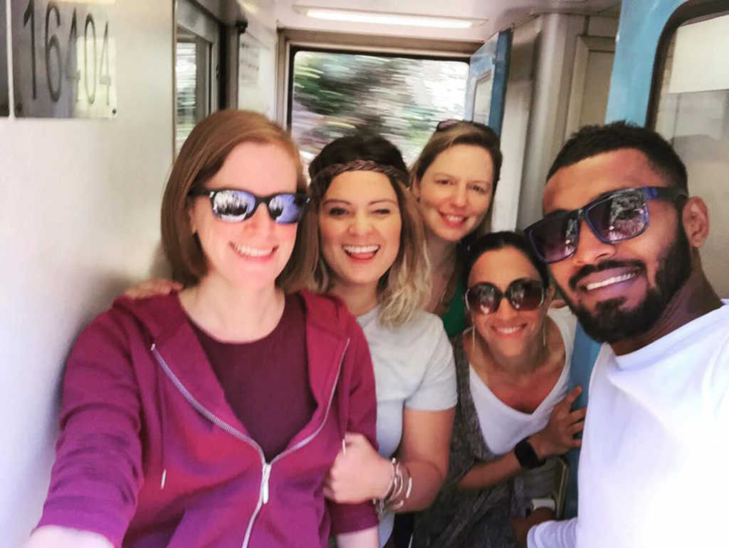 Sri Lanka group with Donald