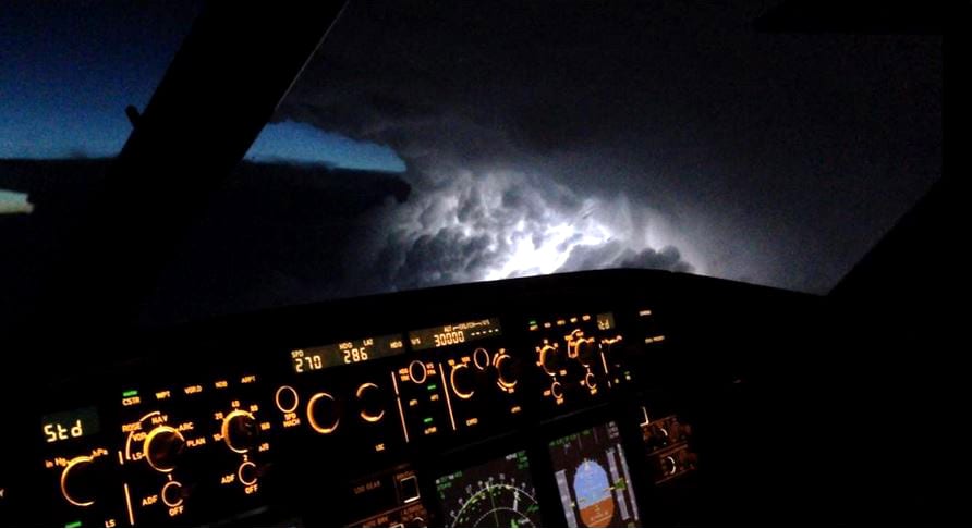 Storm over Barca