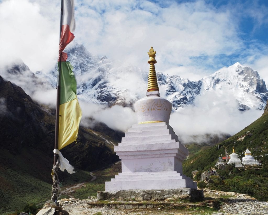 Stupa on the Mount Everest trail