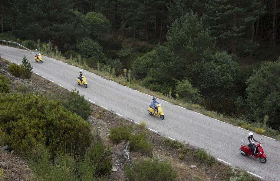 The Flash Pack Vespa group tour