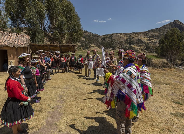 dancing in peru