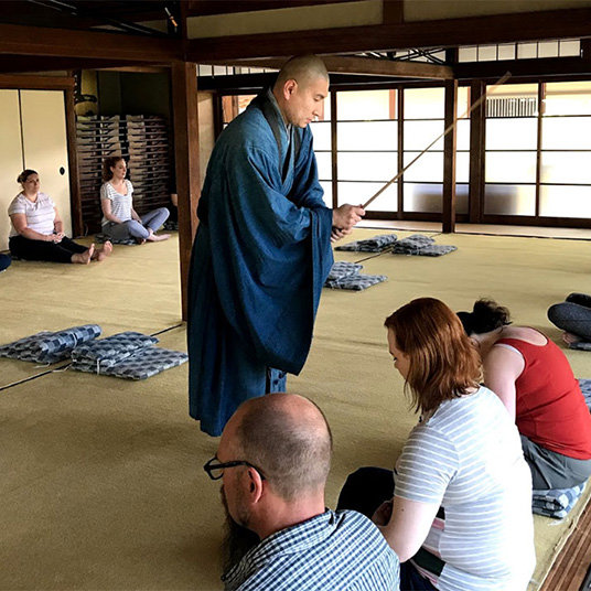 meditate with monks