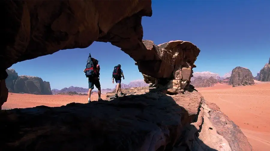 Hiking along Dana Biosphere Reserve