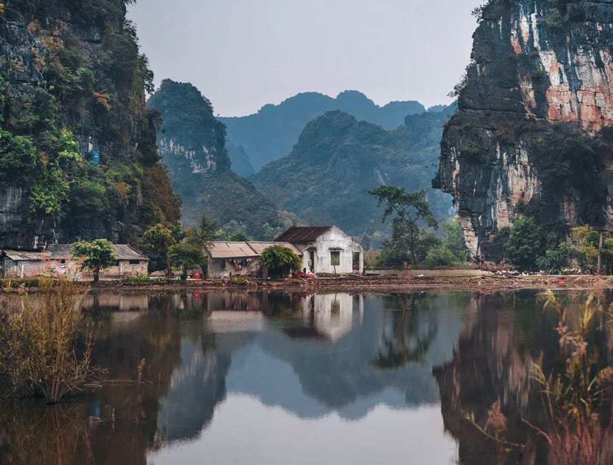 house on water