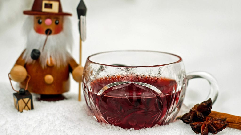 Mulled wine is a staple of British Christmas traditions