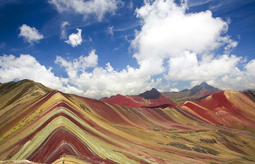 The Vinincuna Rainbow Mountains in Cusco