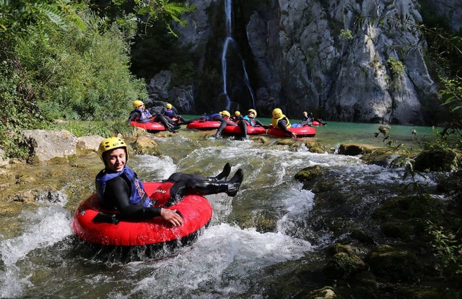 Tubing on River Cetina