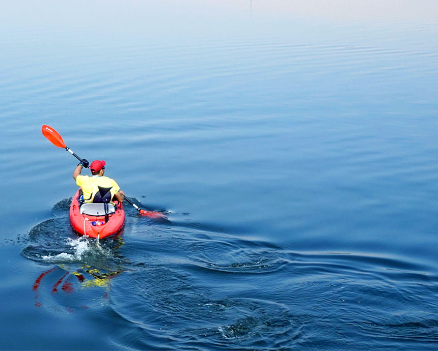 Sea kayaking