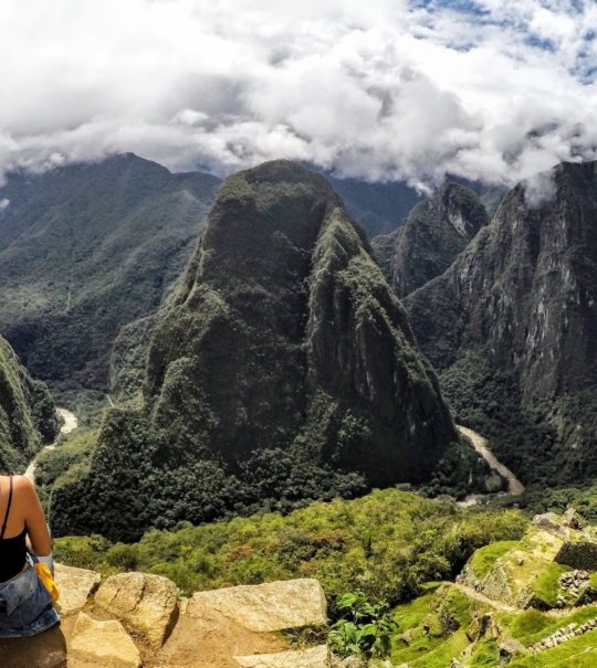 songle woman at machu picchu