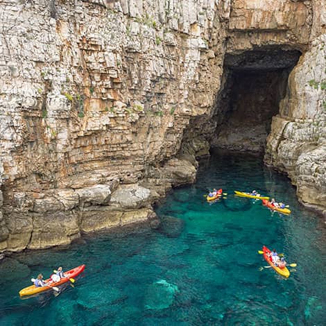 Sea kayaking in Dubrovnik