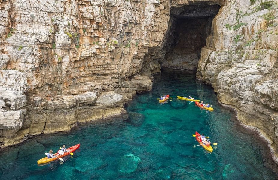 Sea kayaking in Dubrovnik