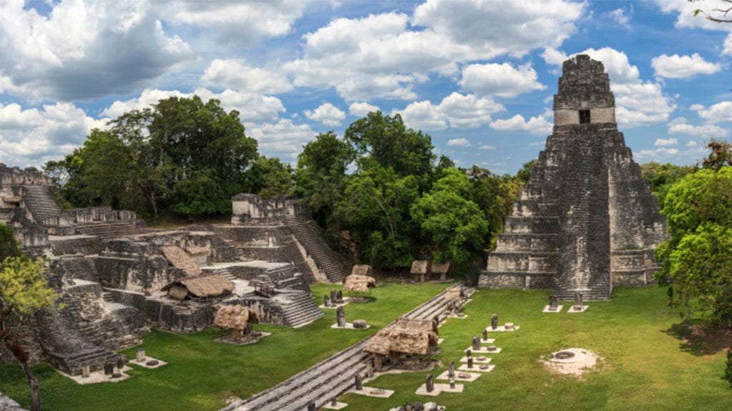 An Ancient Mayan Temple in Guatemala