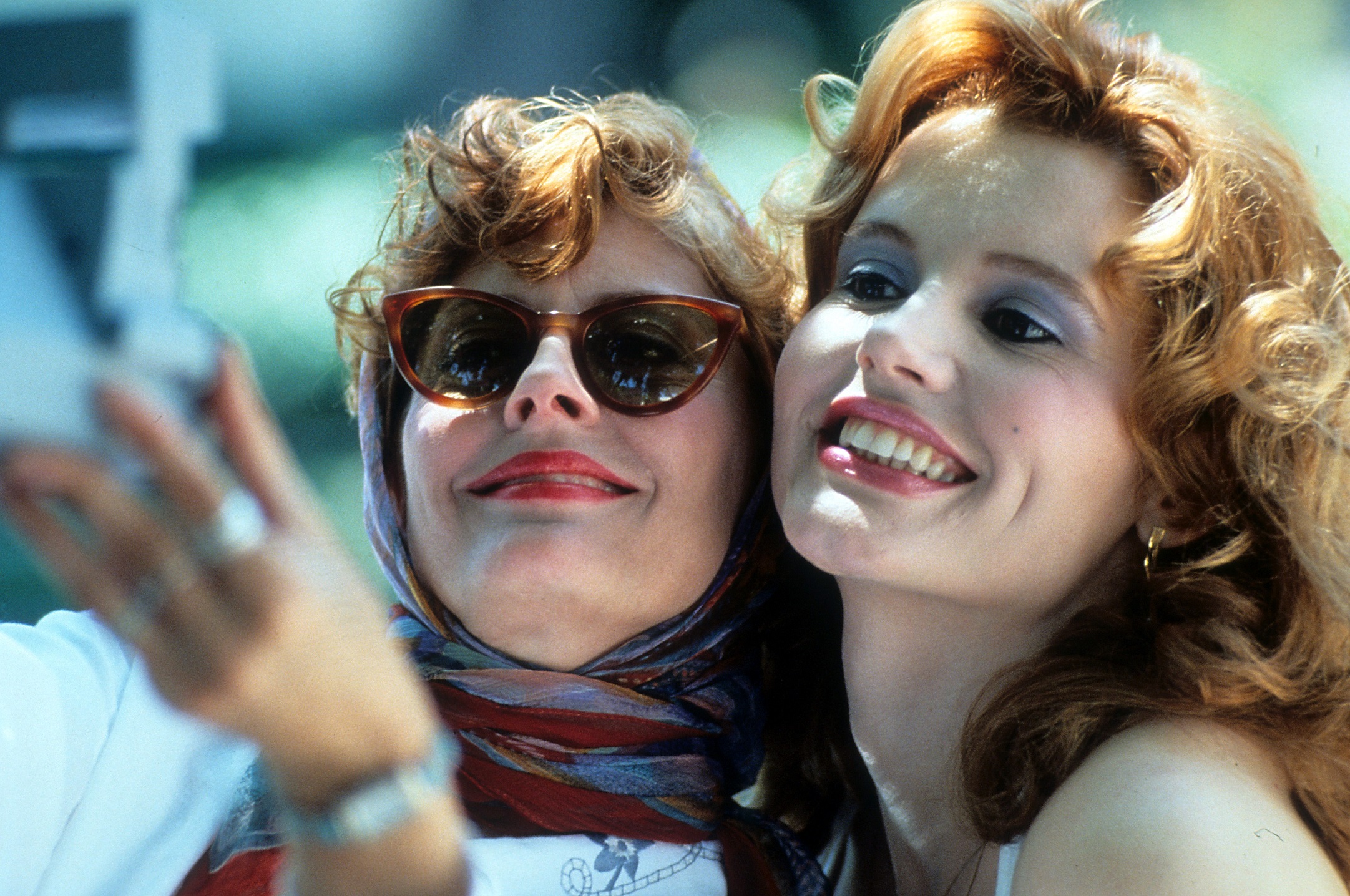 The film Thelma and Louise, about female friendship