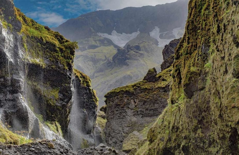 Stakkholtsgja Canyon, Iceland