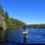 Paddle-boarding in Finland
