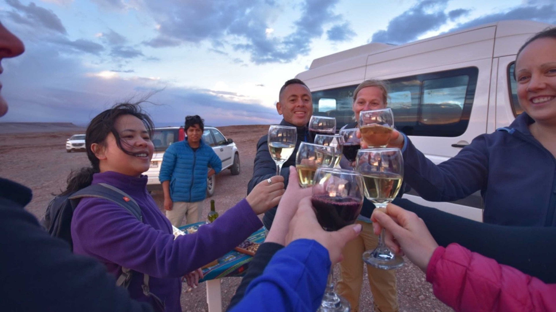 Sundowners in the Chilean desert