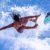 A man surfing