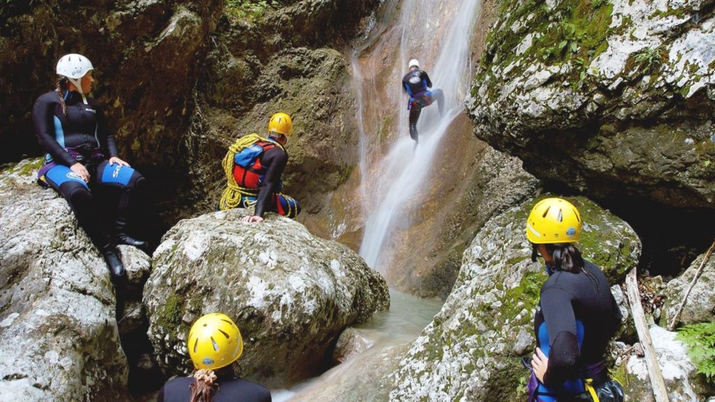 Canyoning in Slovenia