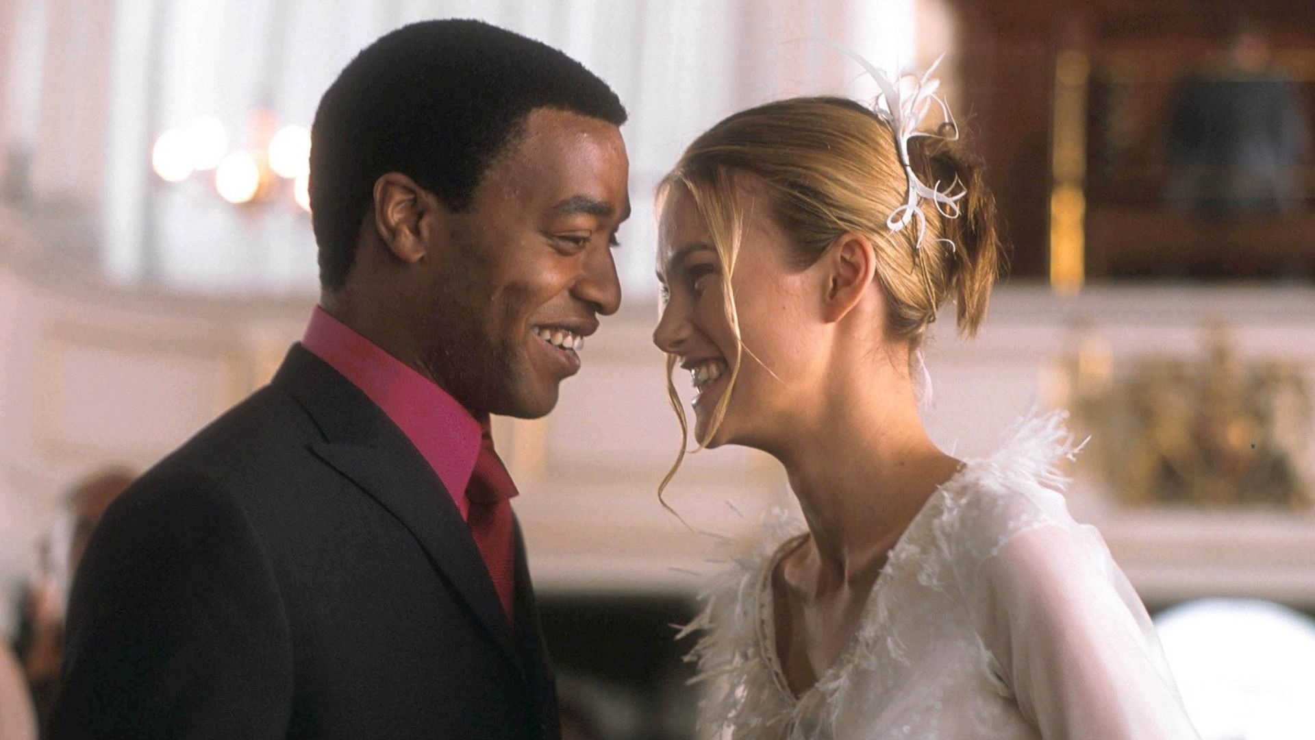 Chiwetel Ejiofor and Keira Knightley in Love Actually