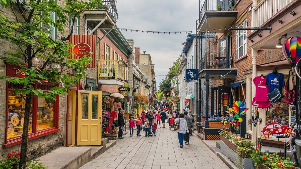 Summer streets in Montreal