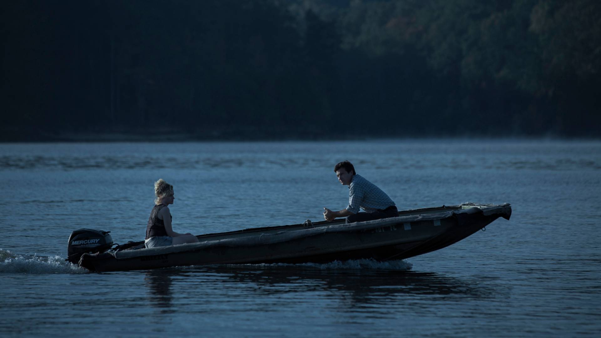 jason bateman on a boat in ozark