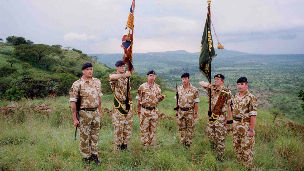 Ed Stafford in the army