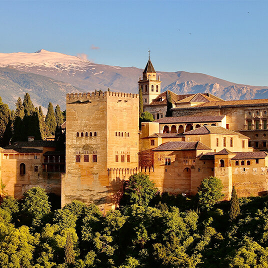 Alhambra Palace in Granada, Andalusia