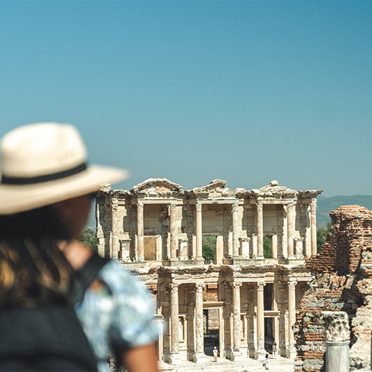 The Library of Celsus in Ephesus, Turkey