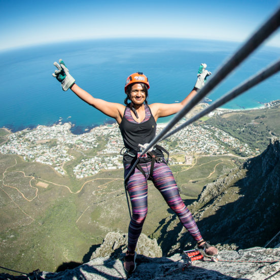 Abseiling in South Africa