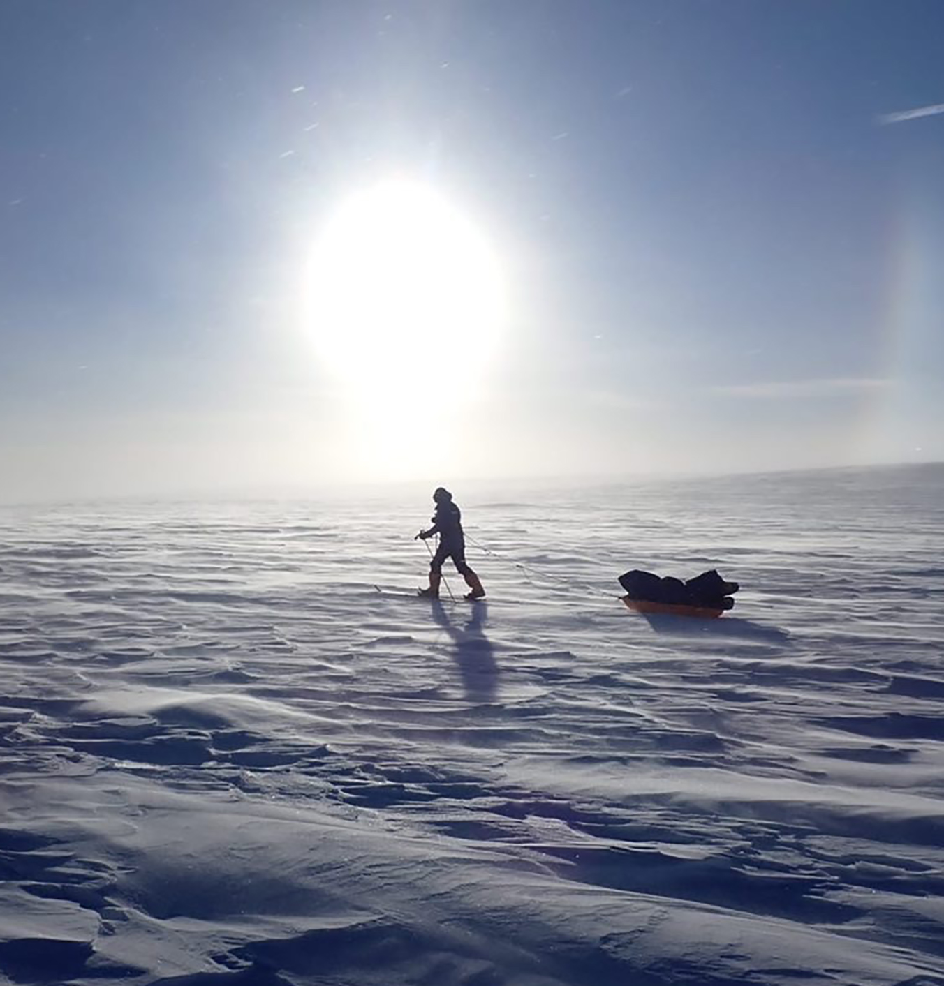 Cold comfort with Geneviève Brown: the first black woman skiing both poles solo